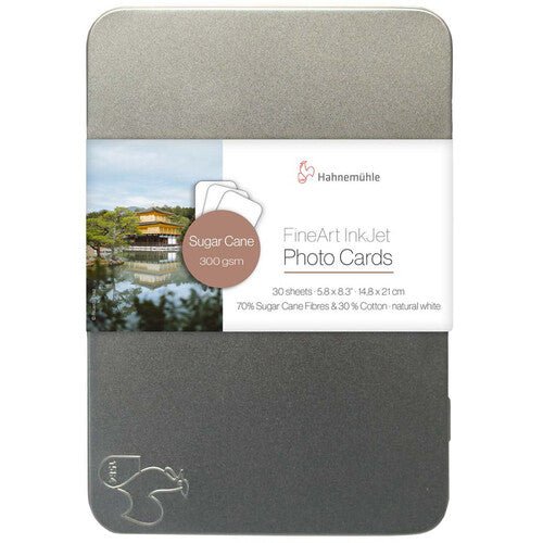 Hahnemuhle Sugar Cane FineArt InkJet Photo Cards (4x6”, 30 Sheets) - B&C Camera