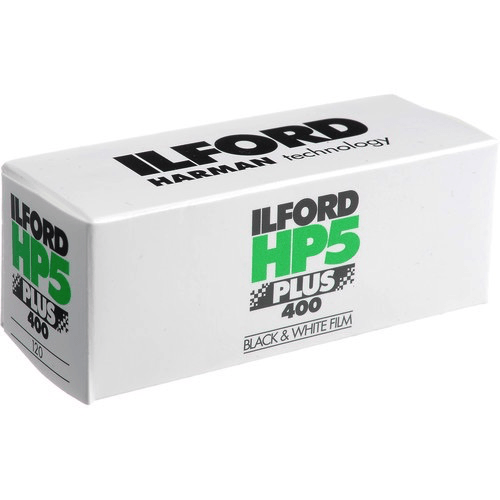 Shop Ilford HP5 Plus 400 Black and White Negative Film (120 Roll) by Ilford at B&C Camera