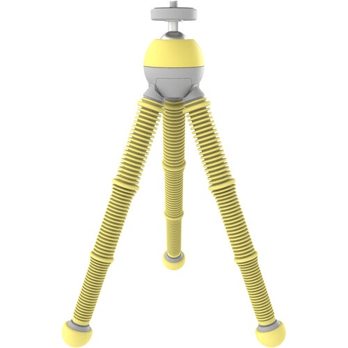 Shop JOBY Podzilla Medium Tabletop Tripod Kit (Yellow) by Joby at B&C Camera