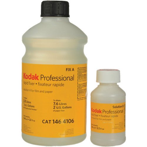 Shop Kodak Rapid Fixer, Solutions A & B for Black & White Film & Paper - Makes 1 Gallon for Film/ 2 Gallons for Paper by Kodak at B&C Camera