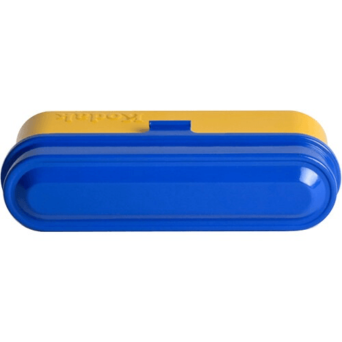 Shop Kodak Steel 135mm Film Case (Blue Lid/Yellow Body) by Kodak at B&C Camera