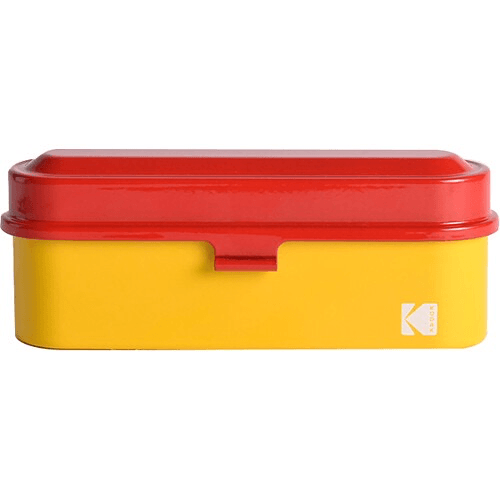 Shop Kodak Steel 135mm Film Case (Red Lid/Yellow Body) by Kodak at B&C Camera