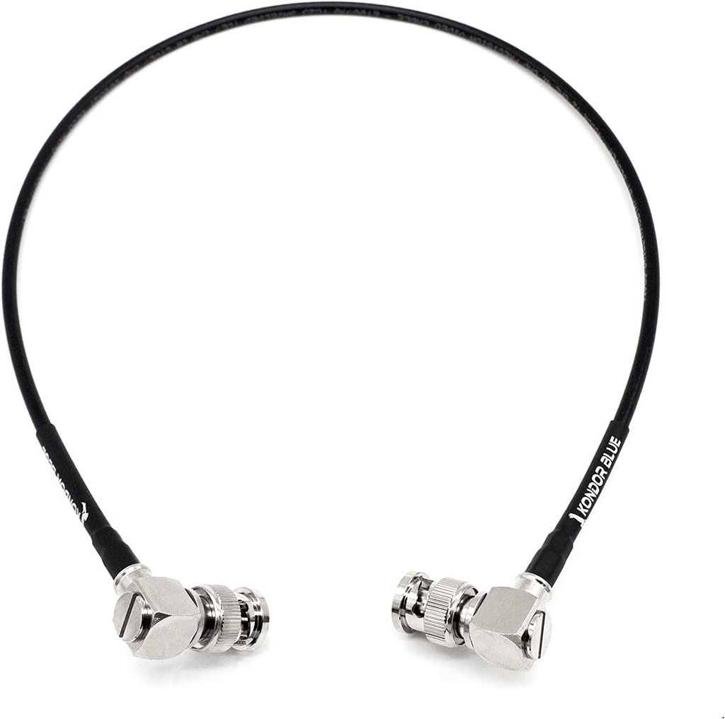 Shop Kondor Blue 12G-SDI Cable for 4K60 Camera Monitors and Transmitters (Straight, 22") by KONDOR BLUE at B&C Camera