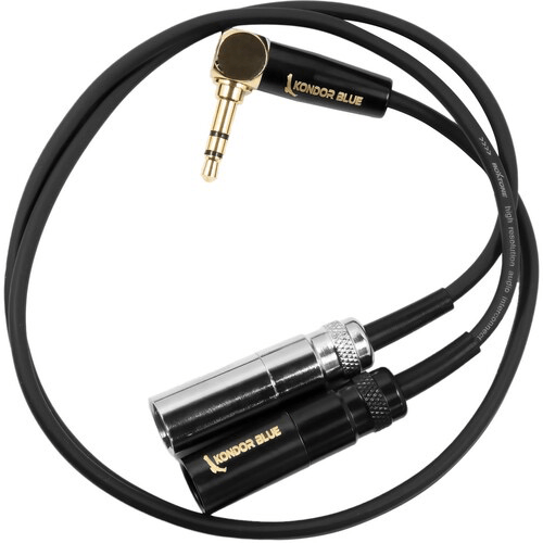 Shop Kondor Blue 3.5mm Stereo to Dual Mini-XLR Audio Splitter (Right Angle)
1 by KONDOR BLUE at B&C Camera