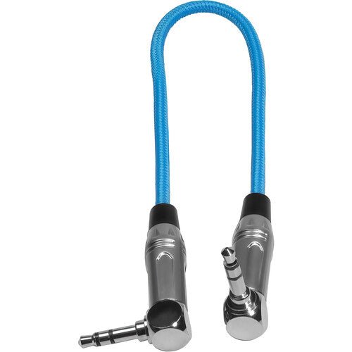 Shop Kondor Blue 3.5mm to 3.5mm Right-Angle Timecode Audio Cable (10”) by KONDOR BLUE at B&C Camera