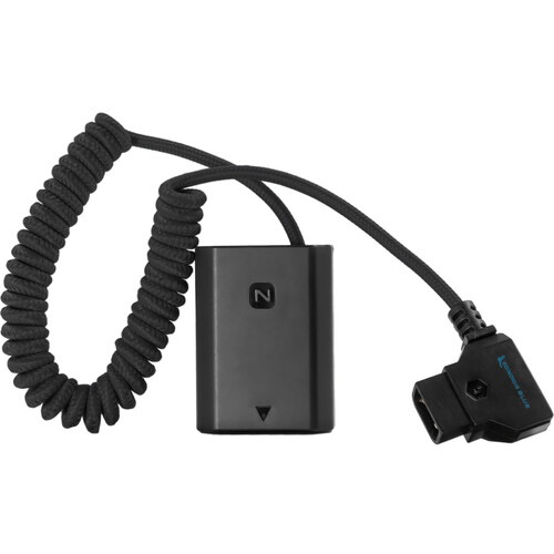Shop Kondor Blue D-Tap to NP-FZ100 Dummy Battery Cable for Sony a7S III (Black) by KONDOR BLUE at B&C Camera