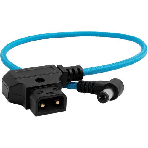 Kondor Blue Straight D-Tap to DC 2.5mm Right-Angle Cable (15”) - B&C Camera