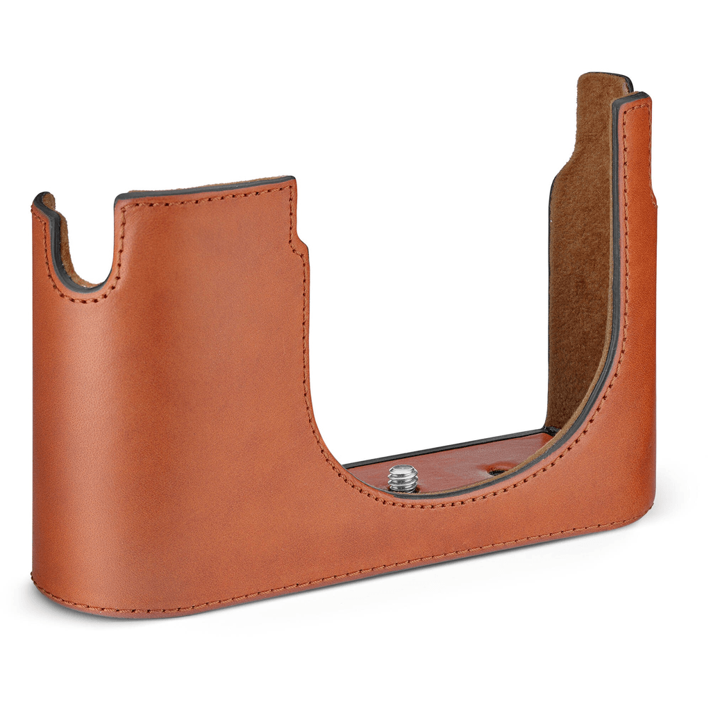 Leica Half Case Q3 (Leather, Cognac) - B&C Camera