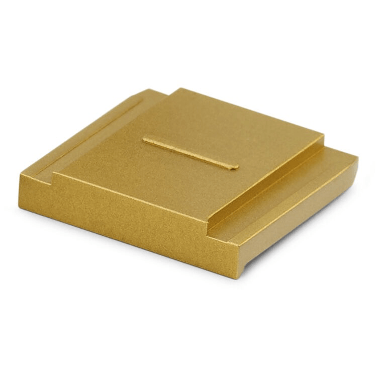 Shop Leica Hot Shoe Cover (Brass, Blasted Finish) by Leica at B&C Camera