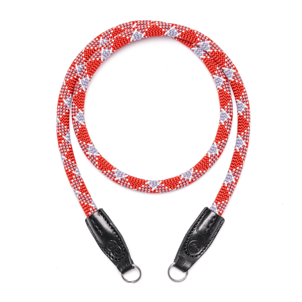 Leica Rope Strap - Red check 100cm by Cooph at B&C Camera