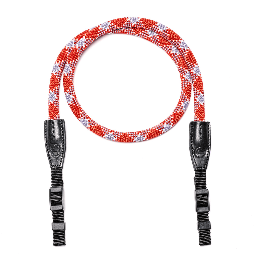 Leica Rope Strap SO - Red check 126cm by Cooph at B&C Camera