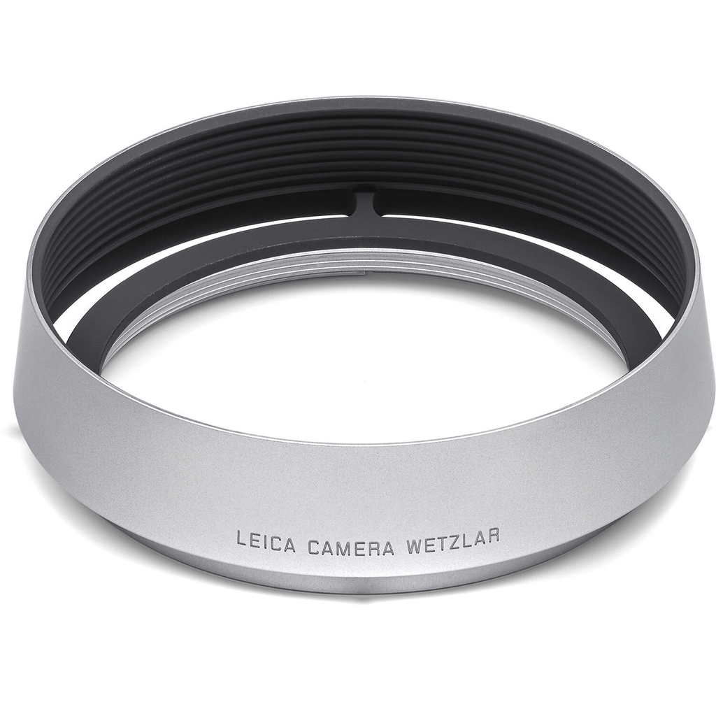 Shop Leica Round Lens Hood Q (Aluminum, Silver) by Leica at B&C Camera