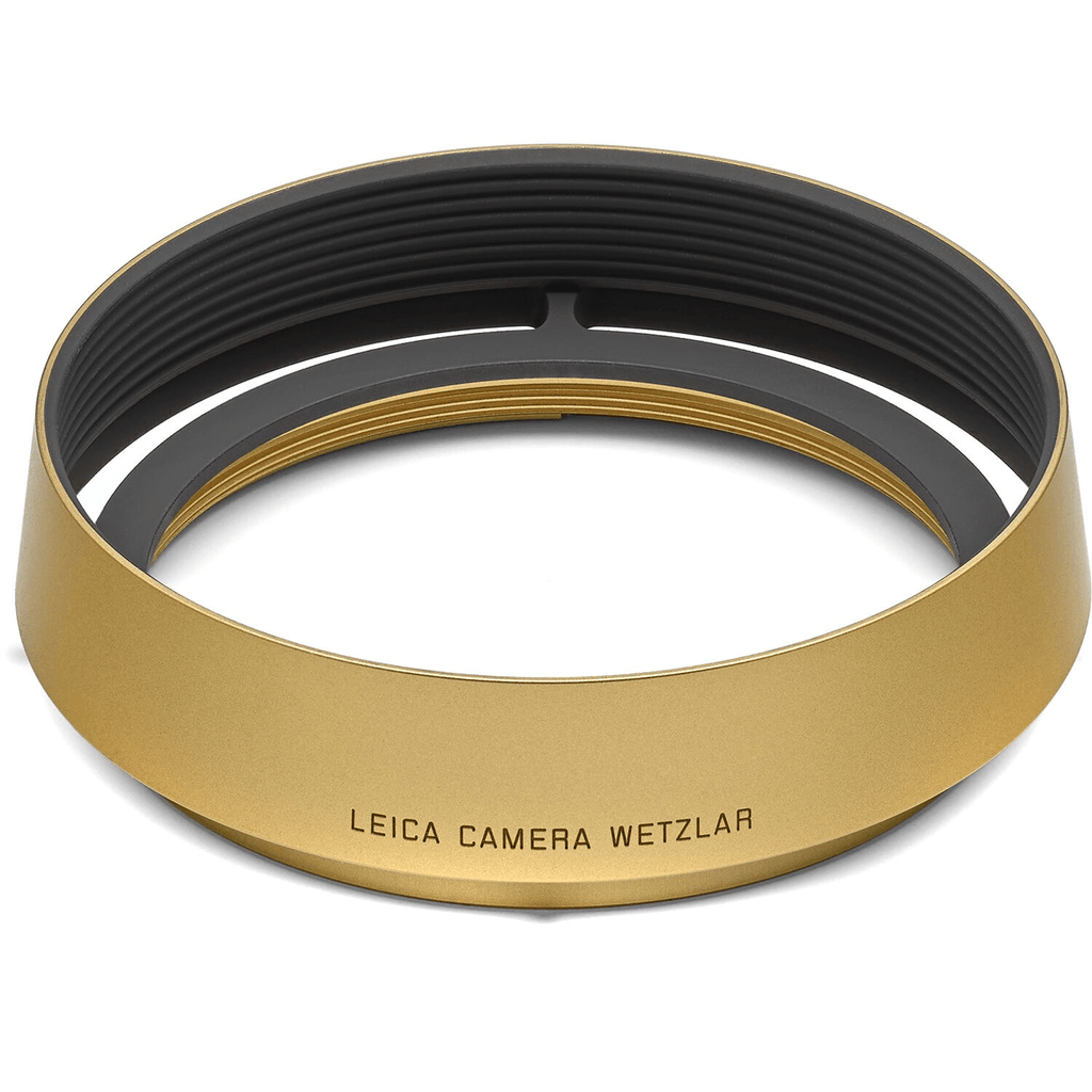 Shop Leica Round Lens Hood Q (Brass, Blasted Finish) by Leica at B&C Camera