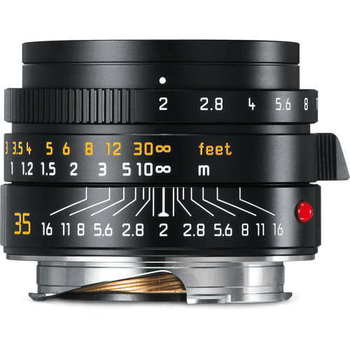 thumbnail image 2 of Light Lens Lab 35mm F/2 Black Paint Lens – Leica Summicron M Eight Element Replica – Brass 2 of 5