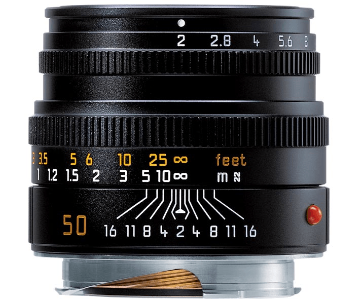 Hoge blootstelling Woestijn Knooppunt Leica Summicron-M Normal 50mm f/2 Manual Focus Lens (Black) by Leica at B&C  Camera