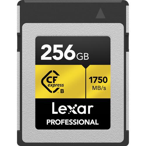 Lexar 256gb Professional CFexpress Type B Card GOLD Series - B&C Camera