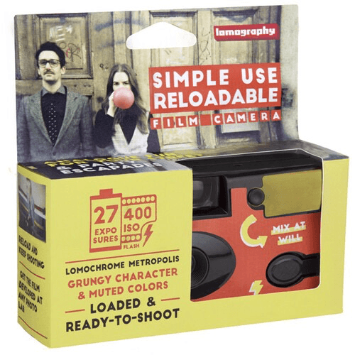 Shop Lomography LomoChrome Metropolis Simple Use Film Camera (27 Exposures) by lomography at B&C Camera