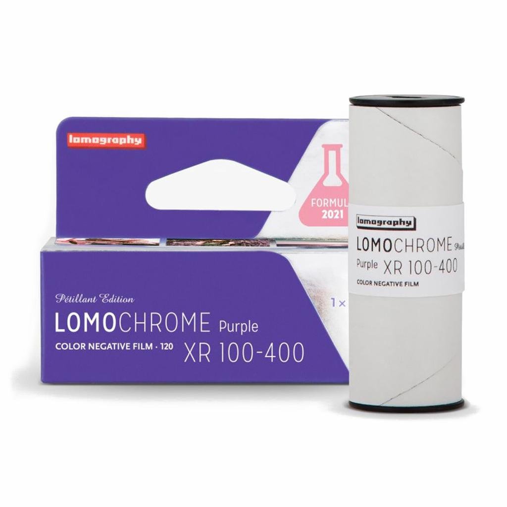 Shop Lomography LomoChrome Purple Petillant Edition ISO 100-400 (120 Roll Film) by lomography at B&C Camera