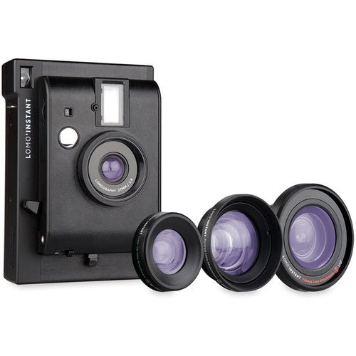 Lomography Lomo'Instant Black + 3 Lenses - B&C Camera
