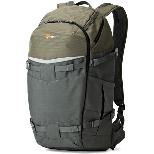 Shop Lowepro Flipside Trek BP 450 AW Backpack (Gray/Dark Green) by Lowepro at B&C Camera