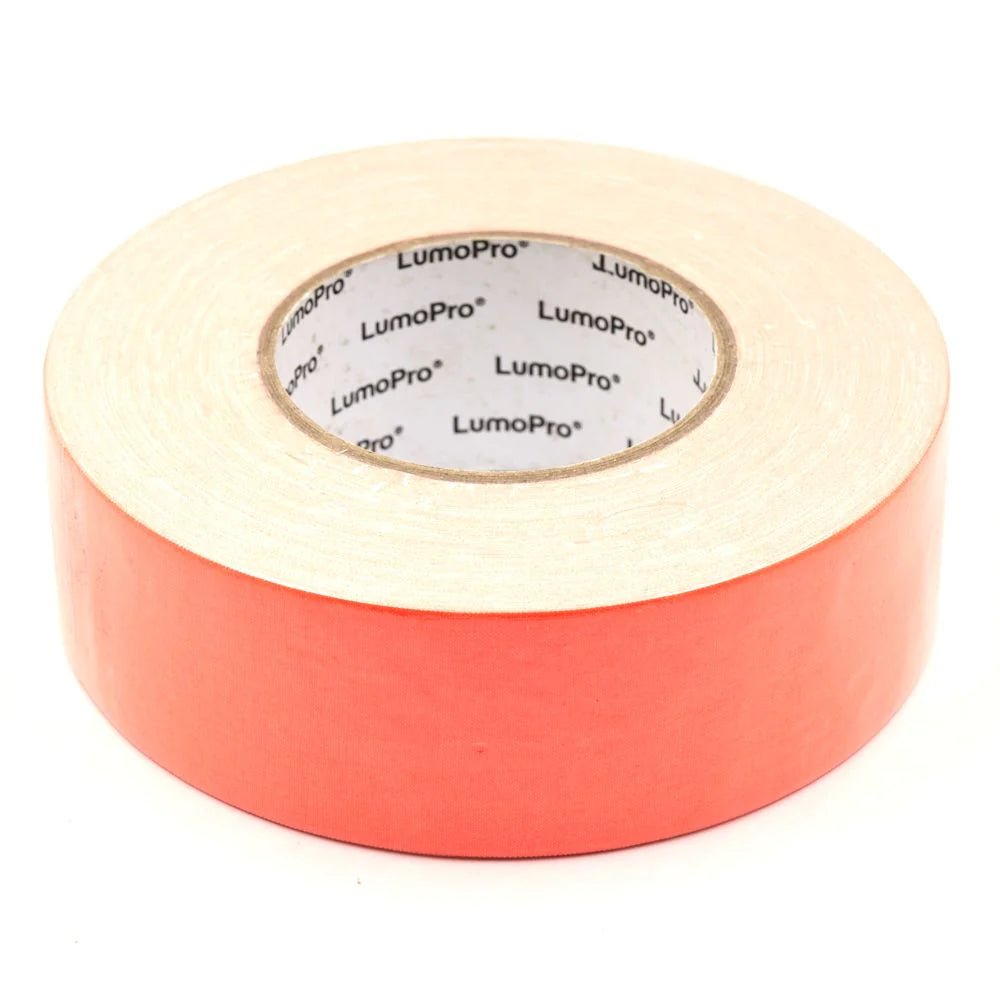 Lumopro Fluorescent Orange 2” X 55yd Gaffer Tape - B&C Camera