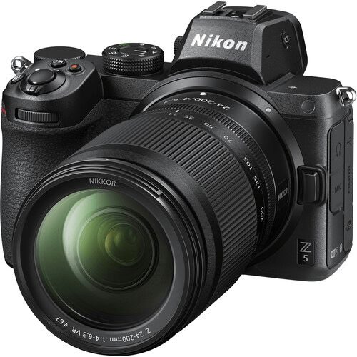 Shop Nikon Z 5 Mirrorless Digital Camera with Z 24-200mm f/4-6.3 VR Lens by Nikon at B&C Camera