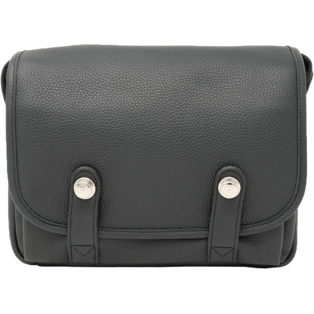 Shop Oberwerth Harry & Sally Leather Shoulder Camera Bag (Black with "L" Red Insert) by Oberwerth at B&C Camera