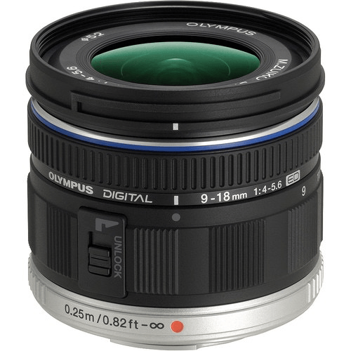 Shop OM SYSTEM M.Zuiko Digital ED 9-18mm f/4.0-5.6 Lens by OM System at B&C Camera