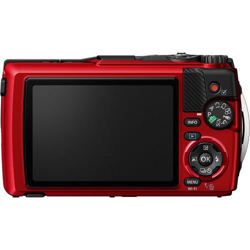 Shop OM SYSTEM Tough TG-7 Digital Camera (Red) by OM System at B&C Camera