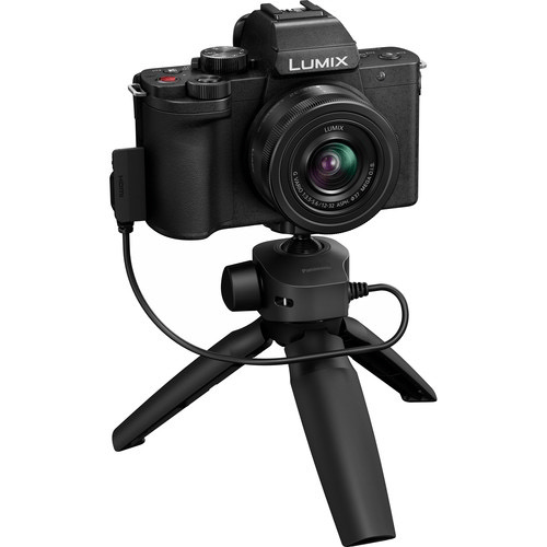 Shop Panasonic Lumix DC-G100 Mirrorless Digital Camera with 12-32mm Lens and Tripod Grip Kit by Panasonic at B&C Camera