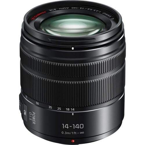 Shop Panasonic Lumix G Vario 14-140mm f/3.5-5.6 II ASPH. POWER O.I.S. Lens by Panasonic at B&C Camera