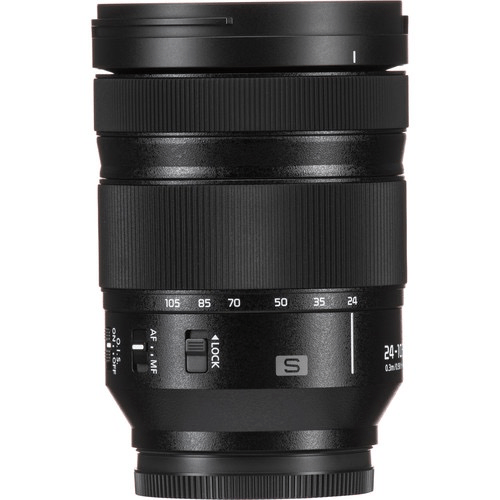 Shop Panasonic Lumix S 24-105mm f/4 Macro O.I.S. Lens by Panasonic at B&C Camera