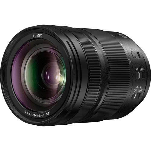 Shop Panasonic Lumix S 24-105mm f/4 Macro O.I.S. Lens by Panasonic at B&C Camera