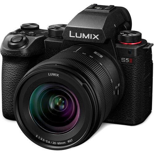 Panasonic LUMIX S5 II Full Frame Mirrorless Camera with 20-60mm F3.5-5.6 & 50mm F1.8 Lenses - B&C Camera