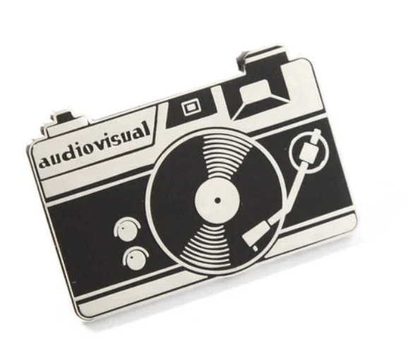 Shop Photogenic Supply Co. Audiovisual Pin (Silver) by Photogenic Supply Co. at B&C Camera
