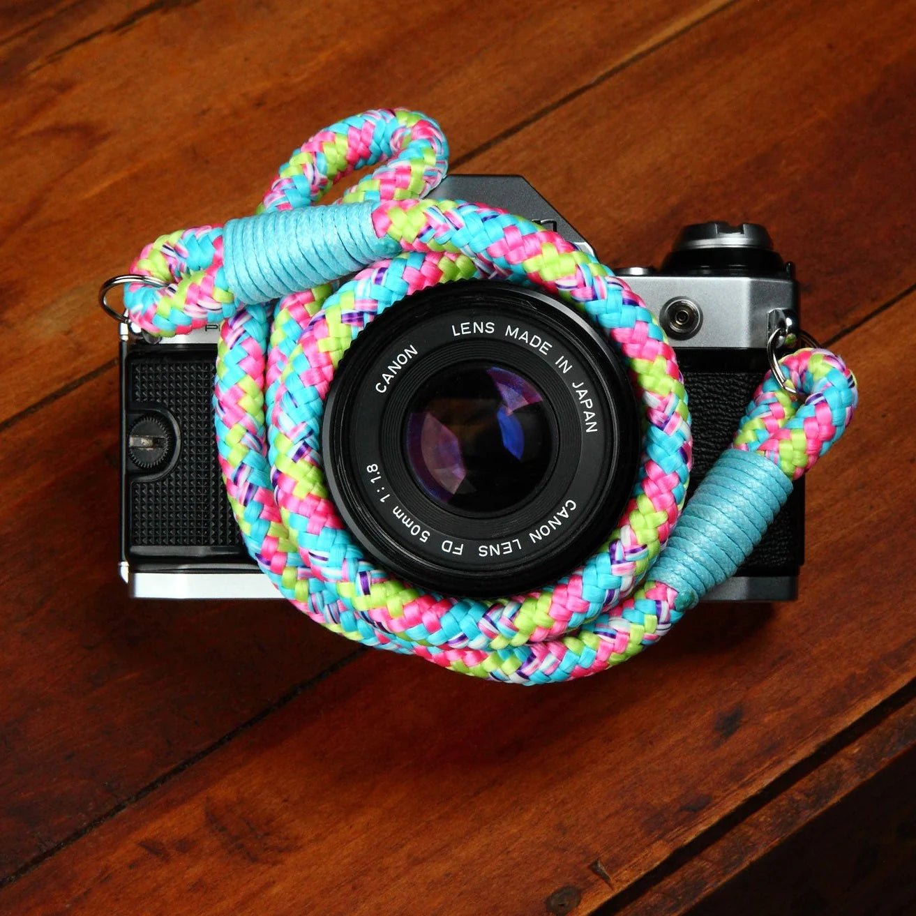 Photogenic Supply Co. Rope Camera Strap (Neon) - B&C Camera