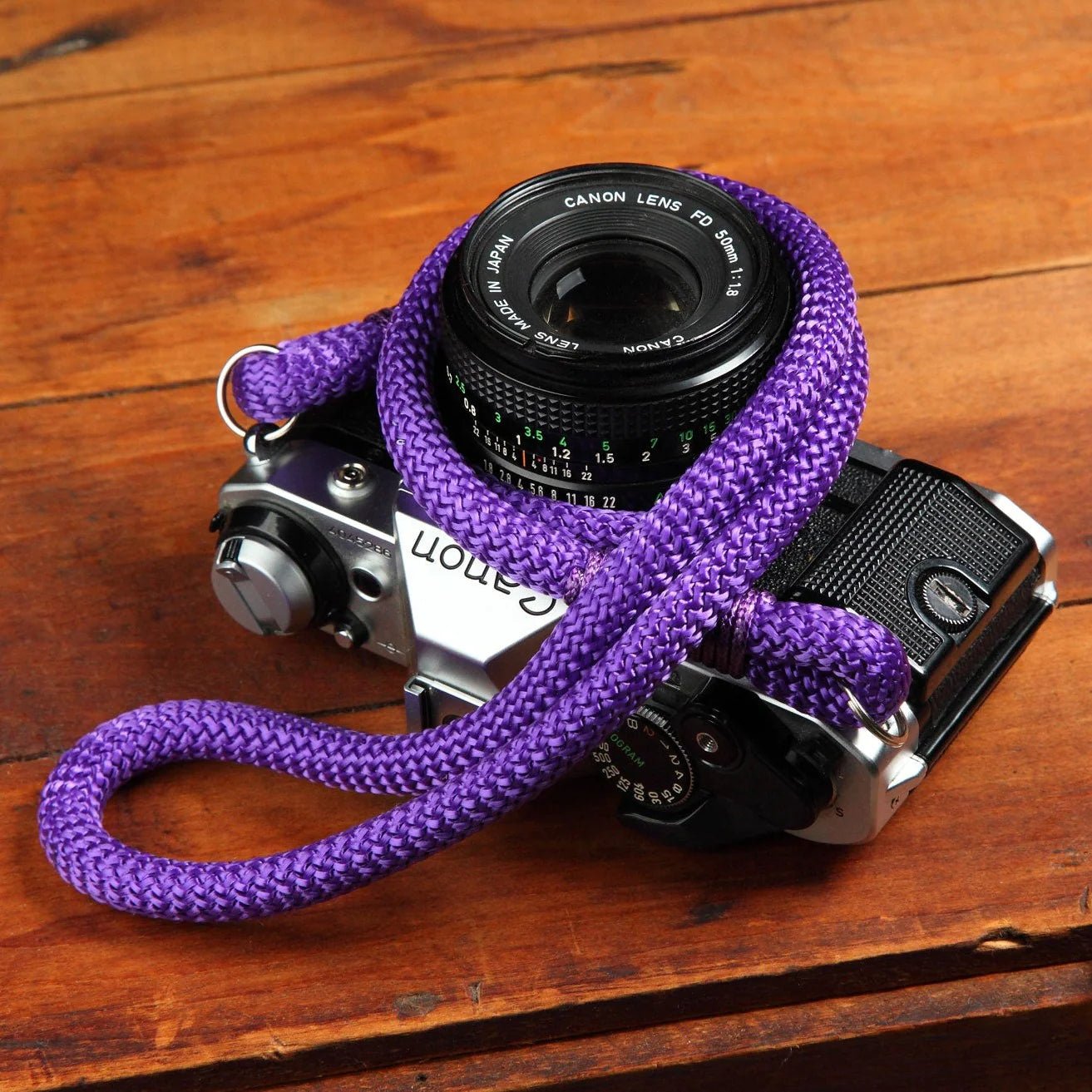 Photogenic Supply Co. Rope Camera Strap (Purple Fringe) - B&C Camera
