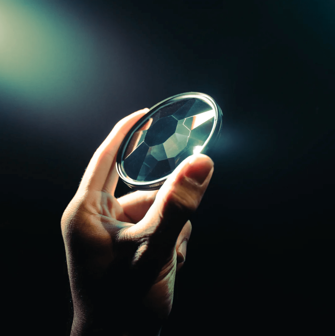 Kaleidoscope Fractal Lens Filter Prism Photo 79mm Handheld