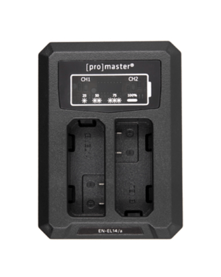 Shop Promaster Dually Charger - USB for Nikon EN-EL14 by Promaster at B&C Camera