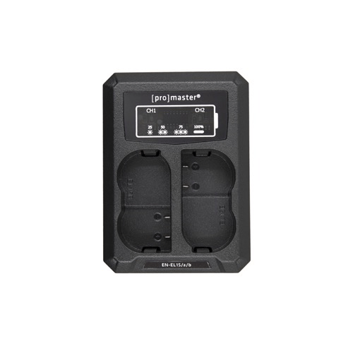 Shop Promaster Dually Charger - USB for Nikon EN-EL15, EN-EL15a, EN-EL15b by Promaster at B&C Camera