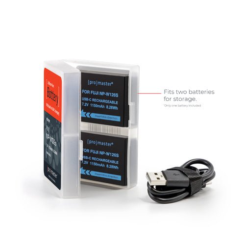 Shop Promaster Li-ion Battery for Fuji NP-W126s with USB-C Charging by Promaster at B&C Camera