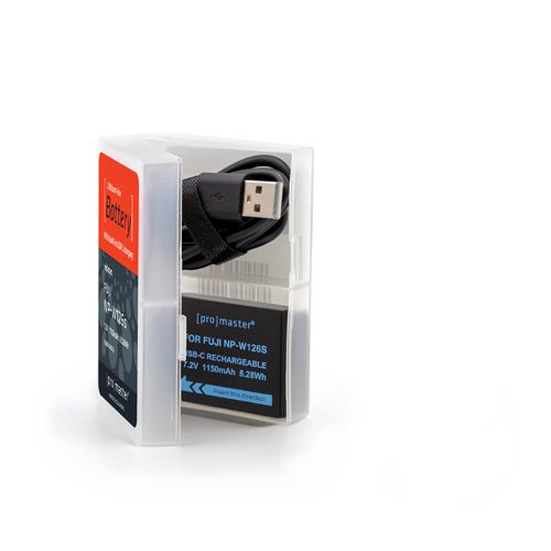 Shop Promaster Li-ion Battery for Fuji NP-W126s with USB-C Charging by Promaster at B&C Camera