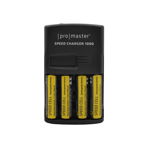 Shop ProMaster Speed Charger 1000 AA NiMH kit with 4 batteries by Promaster at B&C Camera