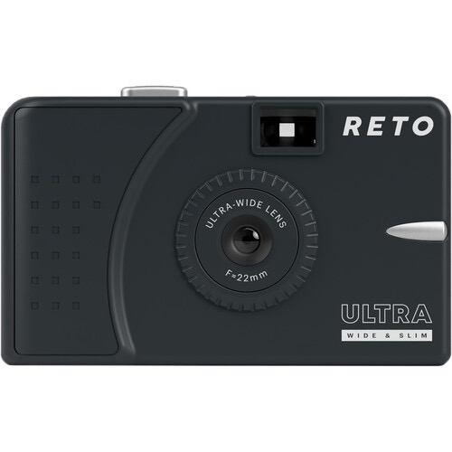 Shop Reto Project Ultra Wide/Slim Film Camera with 22mm Lens -without flash (Charcoal) by Reto at B&C Camera