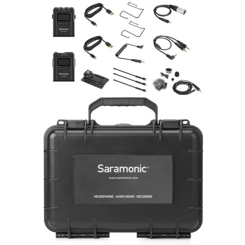 Shop Saramonic UWMIC9S KIT1 Camera-Mount Wireless Omni Lavalier Microphone System (514 to 596 MHz) by Saramonic at B&C Camera