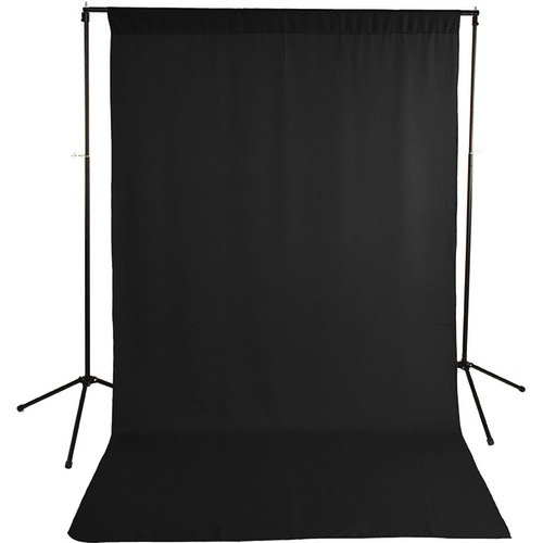 Shop Savage Economy Background Kit 5x9’ (Black Backdrop) by Savage at B&C Camera