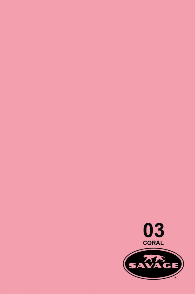 Shop Savage Widetone Seamless Background Paper (Coral   86” x 12yd) by Savage at B&C Camera