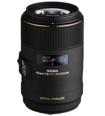 Sigma 105mm f/2.8 EX DG OS HSM Macro Lens for Canon EF by Sigma at