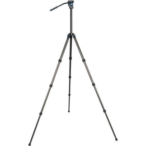 Sirui Standard Series 4-Section Carbon Fiber Tripod Kit with Ultracompact Video Head - B&C Camera