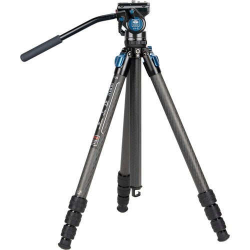 Sirui Standard Series 4-Section Carbon Fiber Tripod Kit with Ultracompact Video Head - B&C Camera